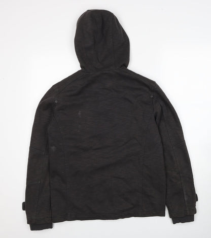 Mens UK Size S NEXT Brown Anorak Coat
