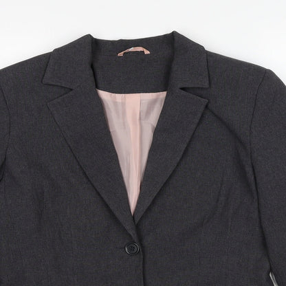 Womens UK Size 12 New Look Grey Jacket