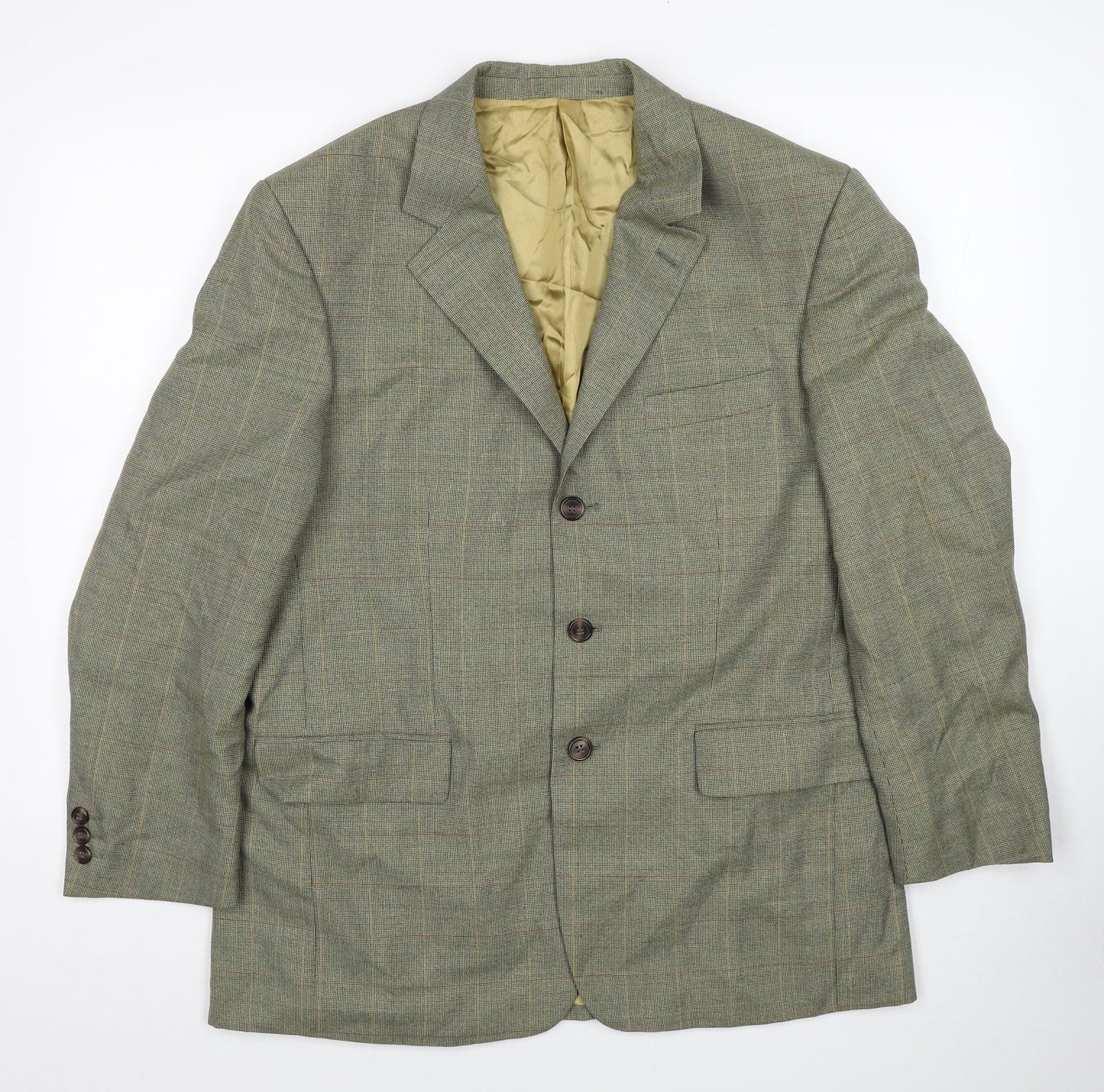 Mens UK Size 40 Wellington Regular Green Suit Jacket