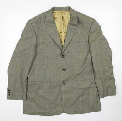Mens UK Size 40 Wellington Regular Green Suit Jacket