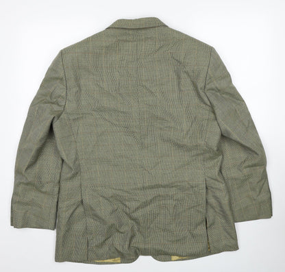 Mens UK Size 40 Wellington Regular Green Suit Jacket