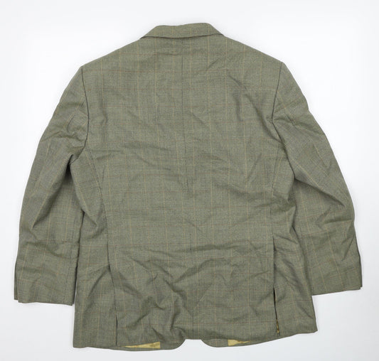 Mens UK Size 40 Wellington Regular Green Suit Jacket