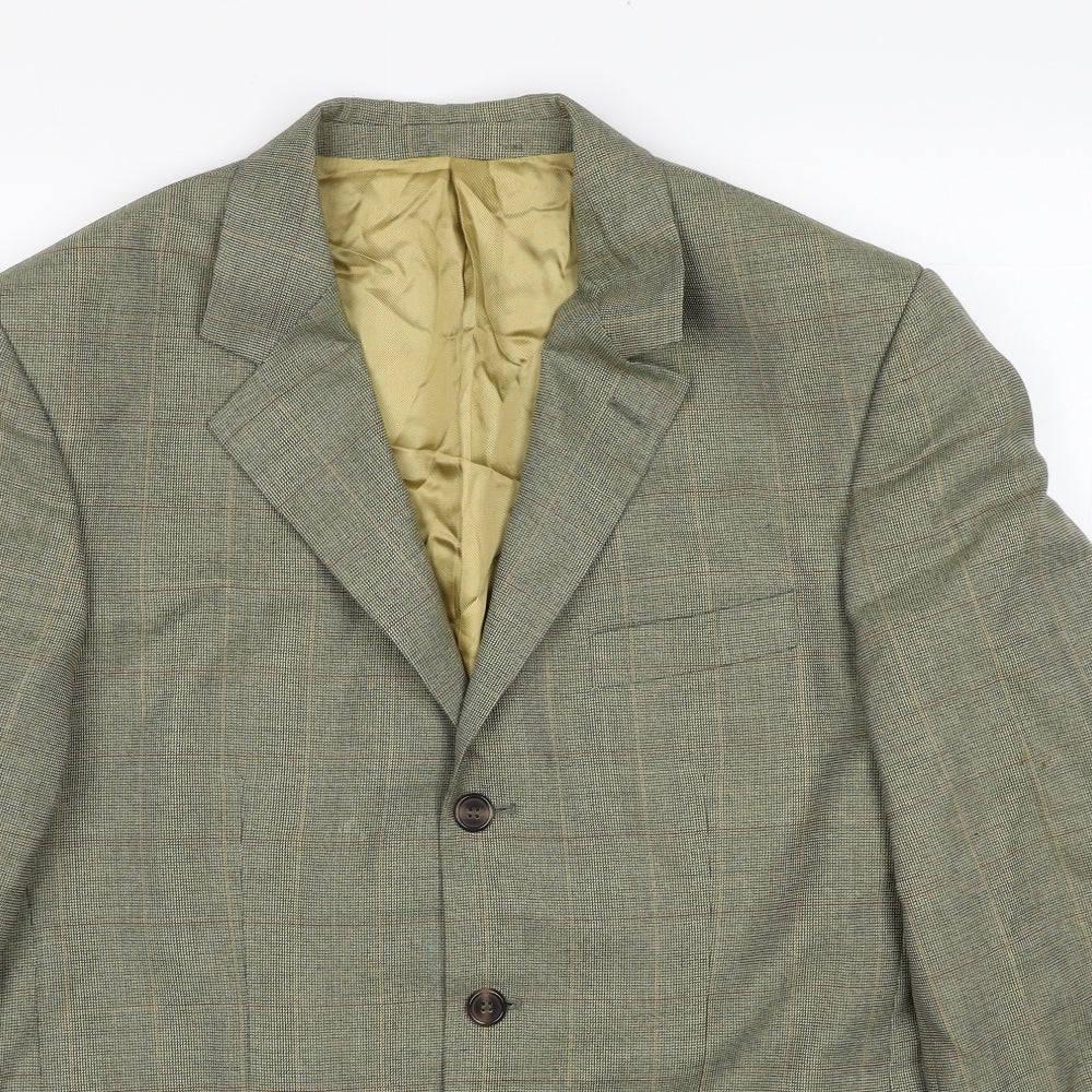 Mens UK Size 40 Wellington Regular Green Suit Jacket