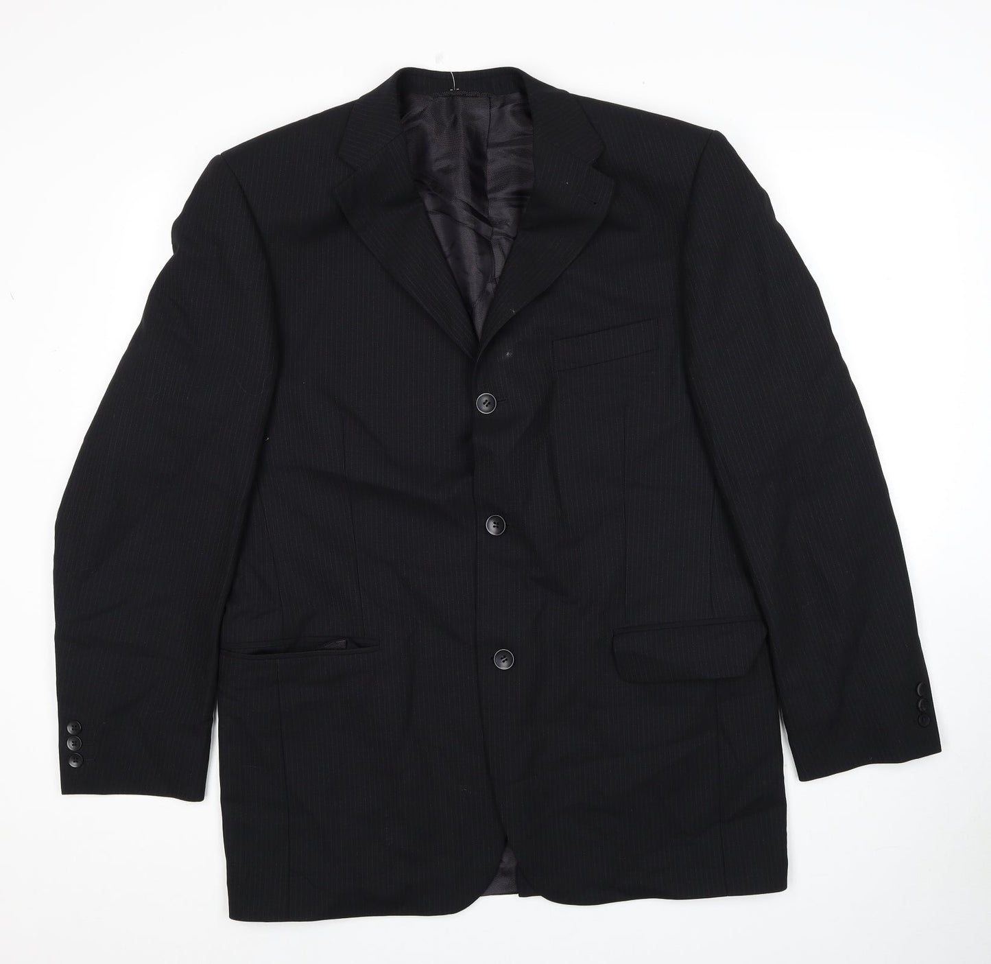 Mens UK Size XL ROY ROBSON Regular Black Suit Jacket