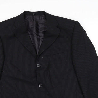 Mens UK Size XL ROY ROBSON Regular Black Suit Jacket