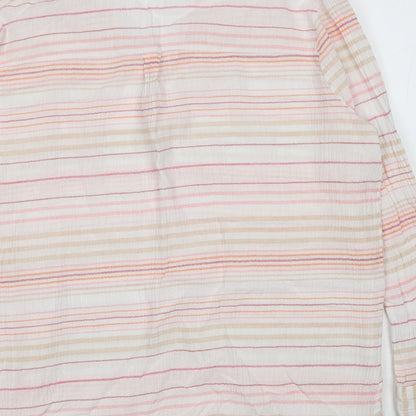 Womens UK Size 10 New Look Multicoloured Basic Blouse