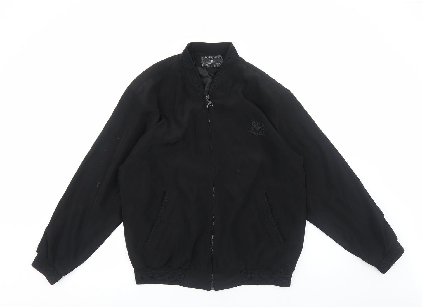 Mens UK Size M Caballero.Dorado Black Bomber Jacket