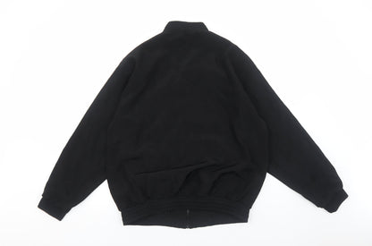 Mens UK Size M Caballero.Dorado Black Bomber Jacket