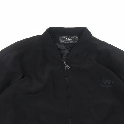 Mens UK Size M Caballero.Dorado Black Bomber Jacket