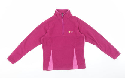 Womens UK Size 8 Hi Gear Pink Pullover Sweatshirt
