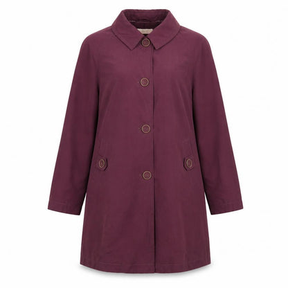 Womens UK Size 16 John Lewis Purple Overcoat