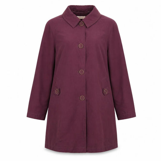 Womens UK Size 16 John Lewis Purple Overcoat