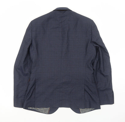 Mens UK Size L NEXT Regular Blue Suit Jacket