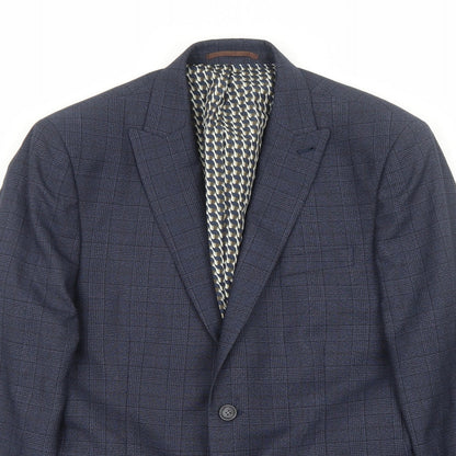 Mens UK Size L NEXT Regular Blue Suit Jacket