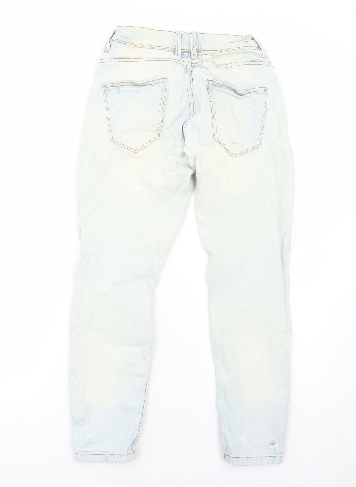 Womens UK Size 10 Preworn Regular Fit Skinny Blue Jeans