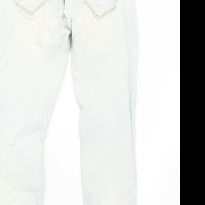 Womens UK Size 10 Preworn Regular Fit Skinny Blue Jeans