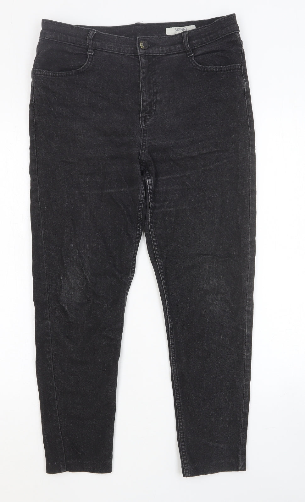 Womens UK Size 12 Marks and Spencer Slim Fit Skinny Black Jeans