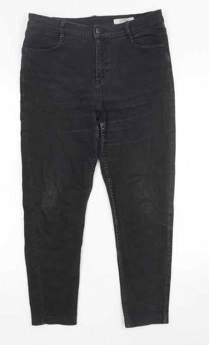 Womens UK Size 12 Marks and Spencer Slim Fit Skinny Black Jeans