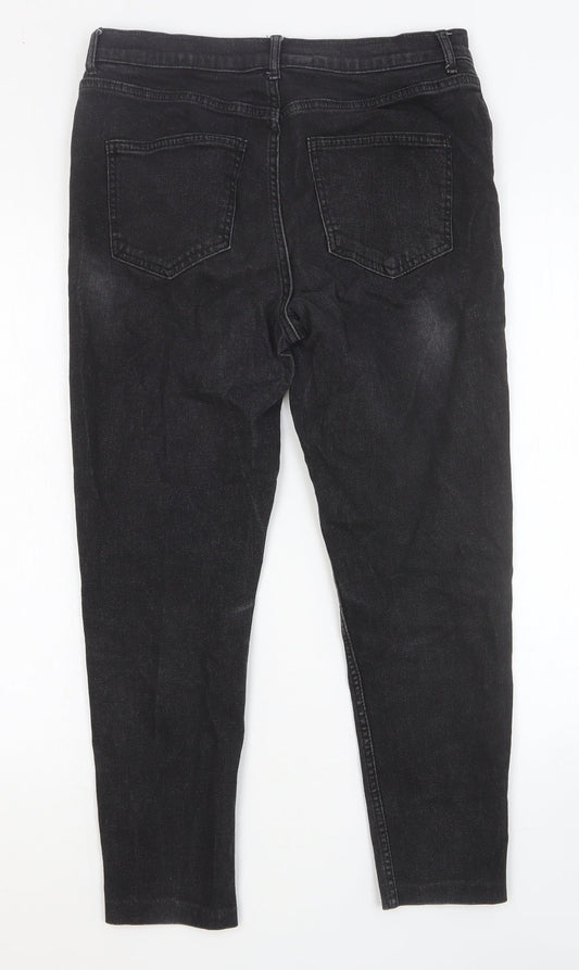 Womens UK Size 12 Marks and Spencer Slim Fit Skinny Black Jeans