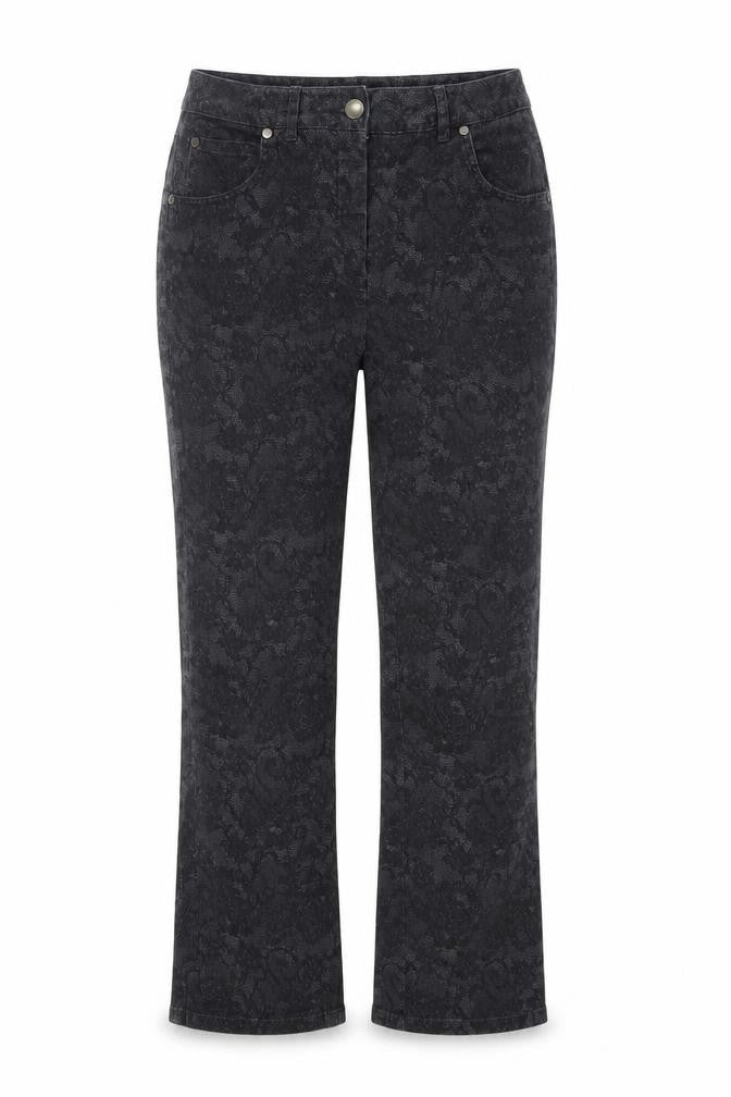 Womens UK Size 10 Isle Slim Fit Straight Black Jeans
