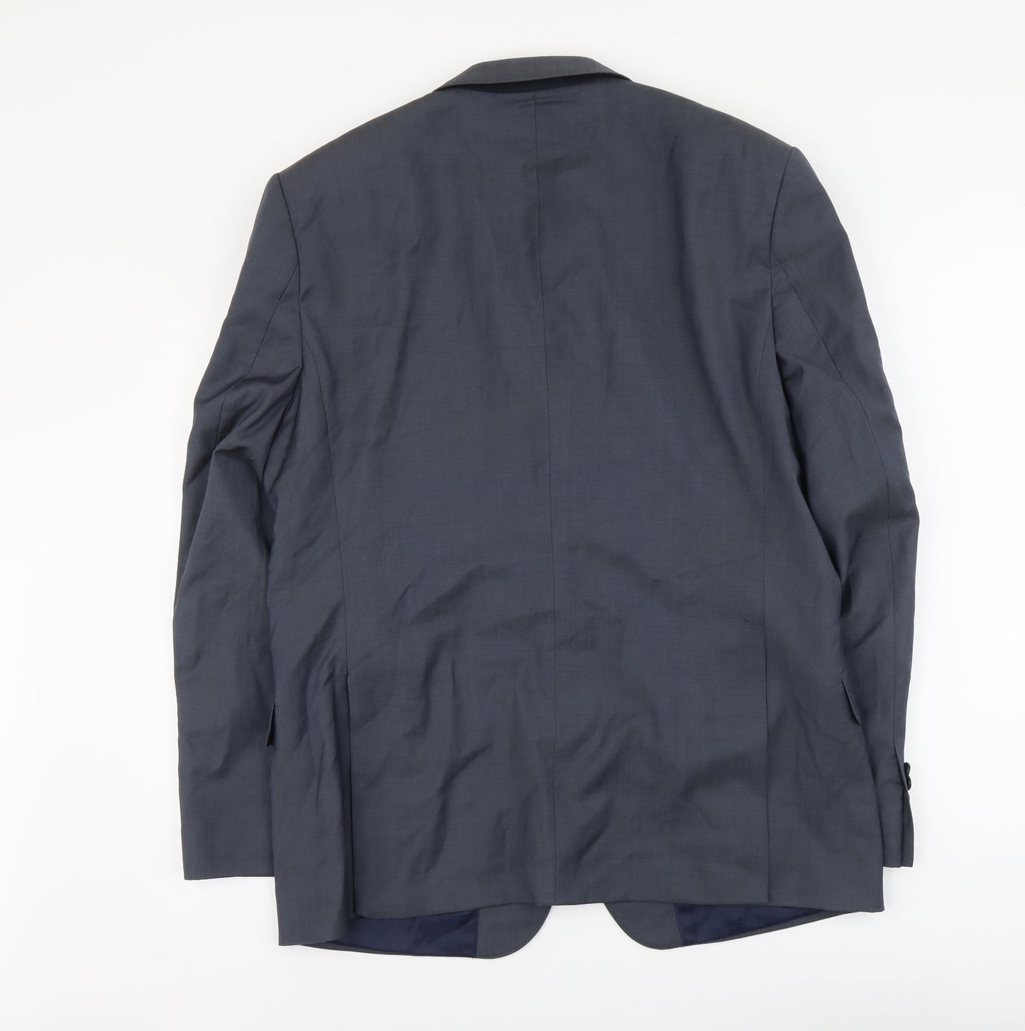 Mens UK Size L Paul Costelloe Regular Blue Suit Jacket
