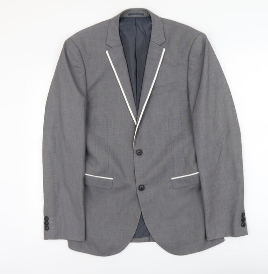 Mens UK Size S NEXT Regular Grey Suit Jacket