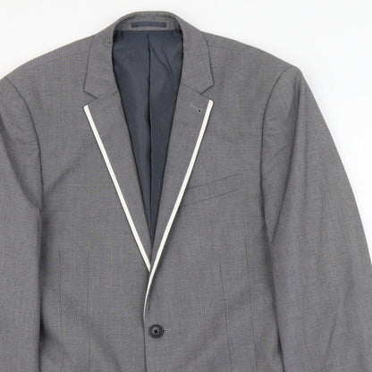 Mens UK Size S NEXT Regular Grey Suit Jacket