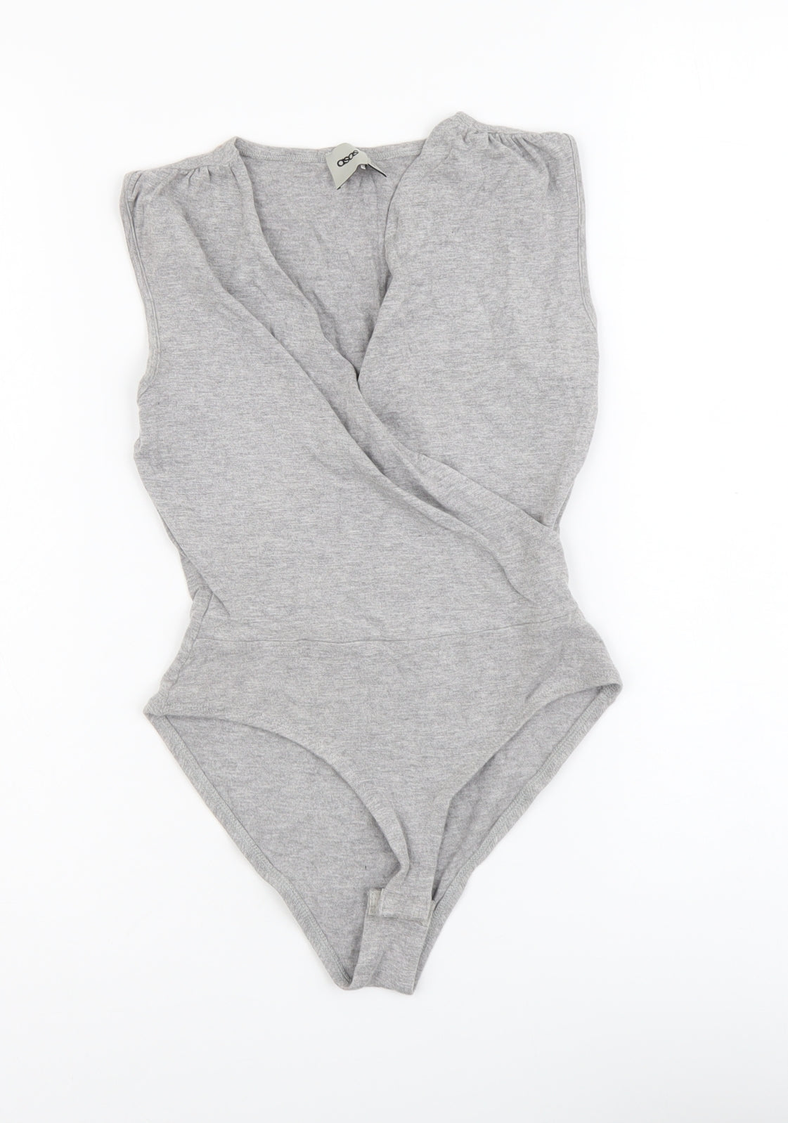 Womens UK Size 8 ASOS One-Piece Grey Bodysuit