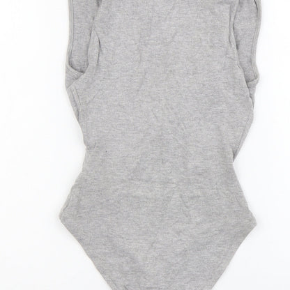 Womens UK Size 8 ASOS One-Piece Grey Bodysuit
