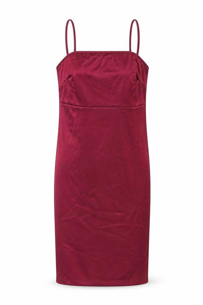 Motel Womens Purple Polyester Slip Dress Size S Square Neck Pullover