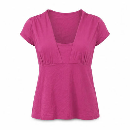 Womens UK Size 14 Autograph Pink Basic T-Shirt