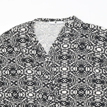 Womens UK Size XL Very Black Kimono Blouse