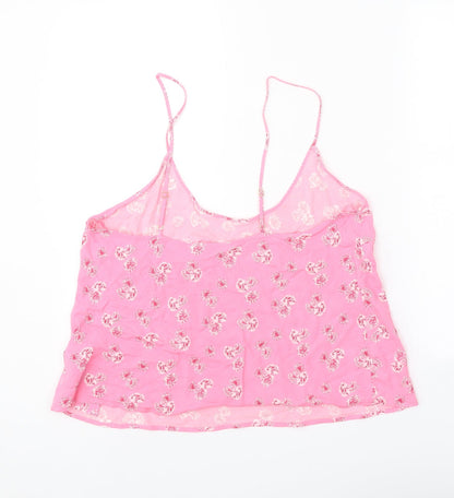 Womens UK Size 12 Marks and Spencer Pink Camisole Tank