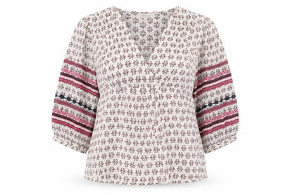 Womens UK Size S Per Una Beige Basic Blouse