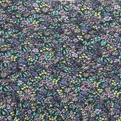 Marks and Spencer Girls Multicoloured Geometric Viscose A-Line Skirt Size 7-8 Years Regular Zip