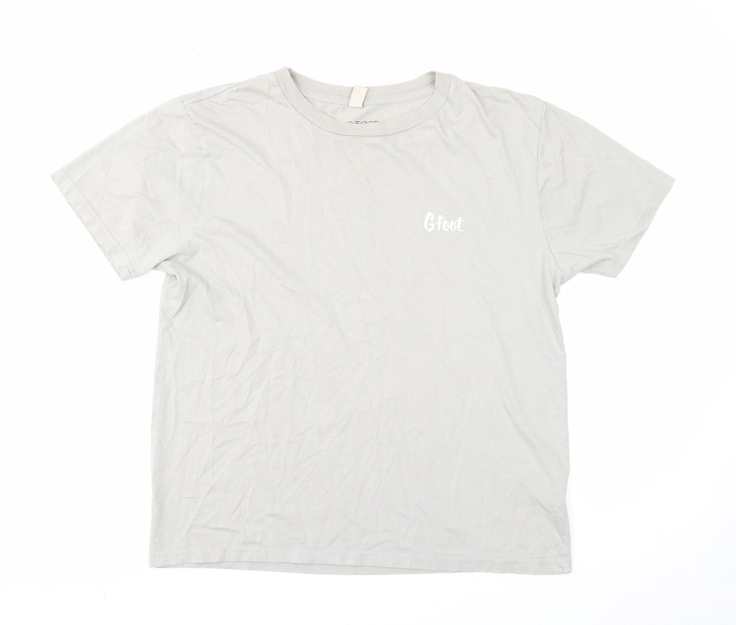 Preworn Mens Gold Cotton T-Shirt Size S Round Neck