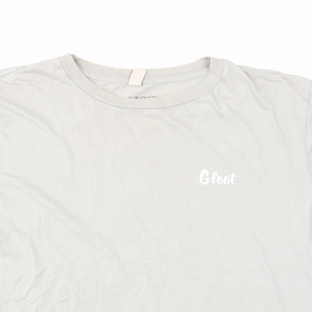 Preworn Mens Gold Cotton T-Shirt Size S Round Neck