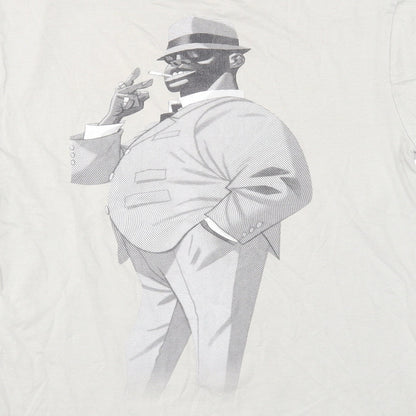 Preworn Mens Gold Cotton T-Shirt Size S Round Neck