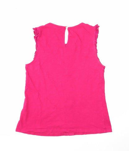 Womens UK Size S Oasis Pink Basic Blouse