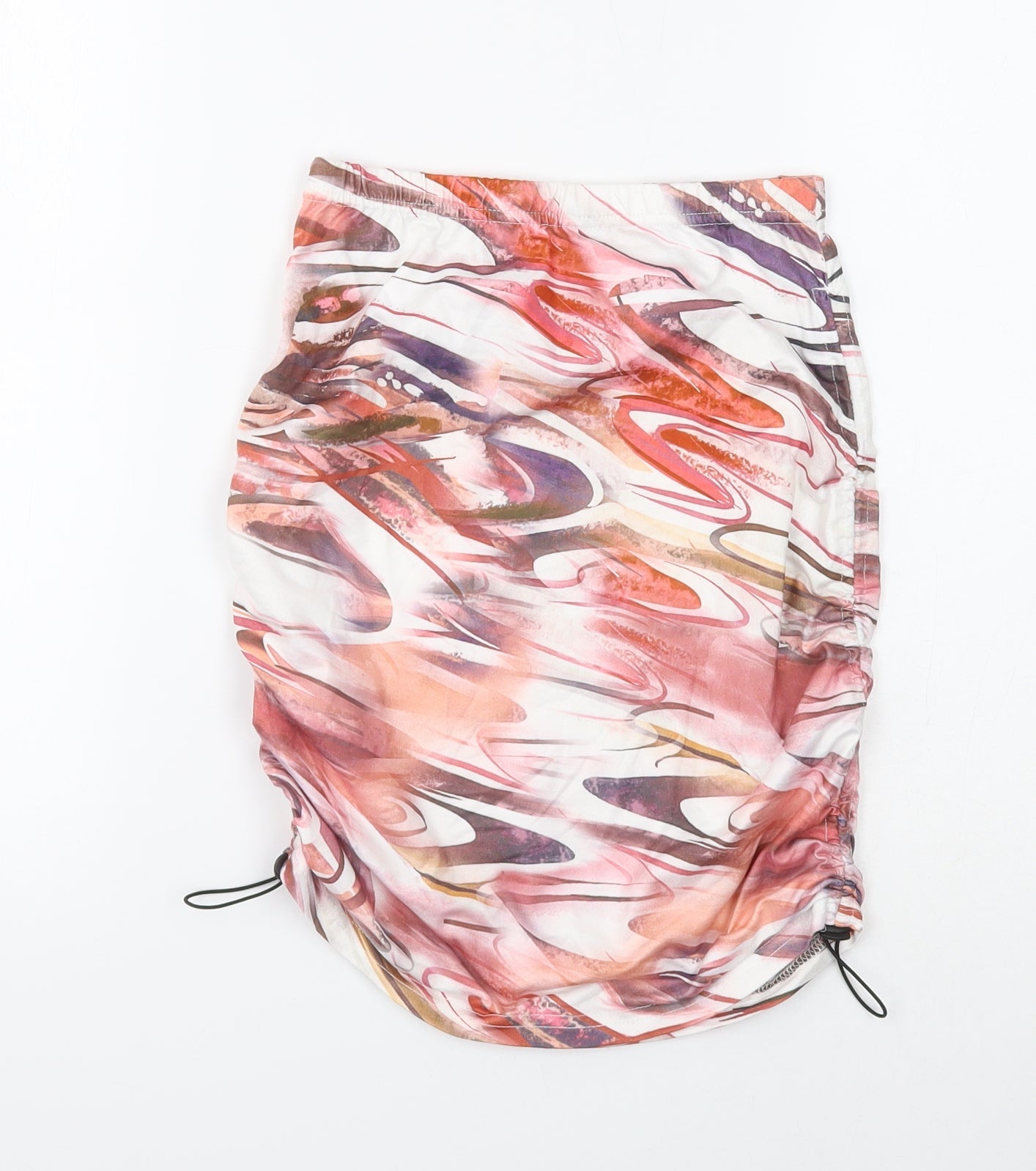 SheIn Womens Multicoloured Geometric Polyester Bandage Skirt Size XS - Size 21 waist