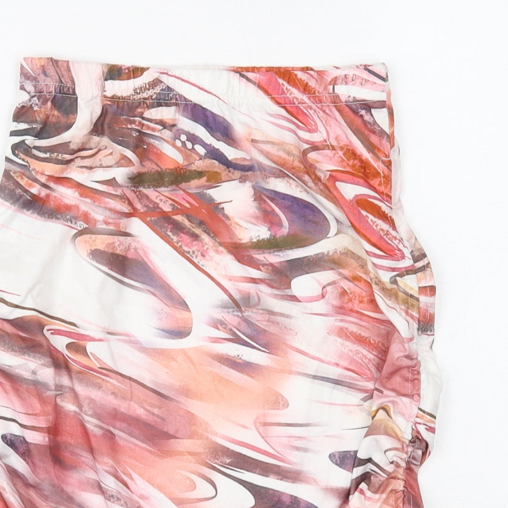 SheIn Womens Multicoloured Geometric Polyester Bandage Skirt Size XS - Size 21 waist