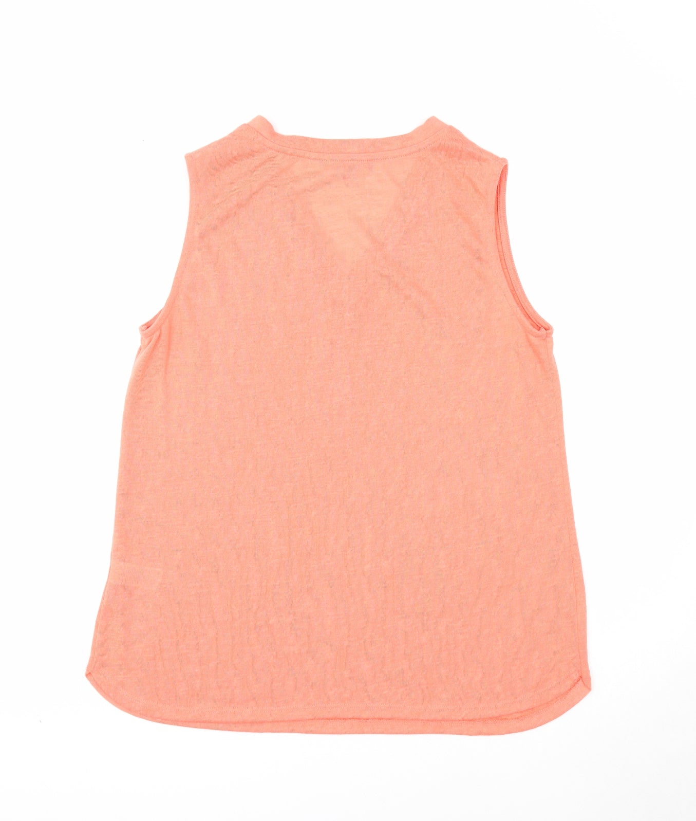 Womens UK Size 12 Bonmarché Orange Basic Tank