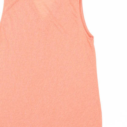 Womens UK Size 12 Bonmarché Orange Basic Tank