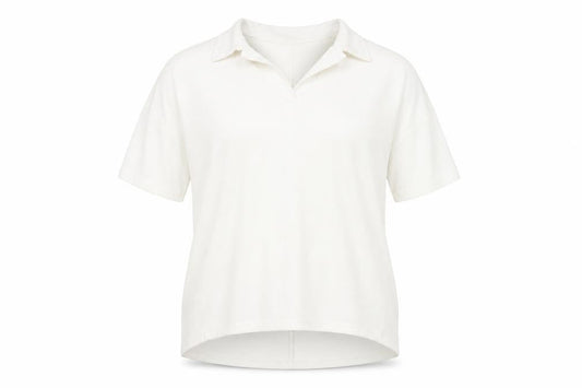 Womens UK Size 12 Primark White Basic Polo