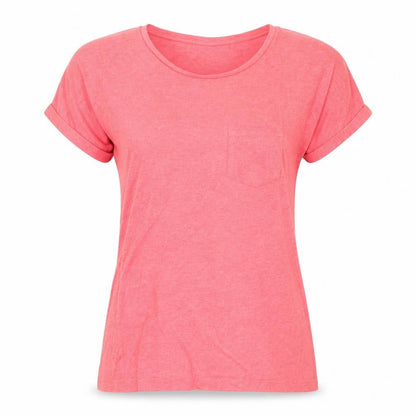 Womens UK Size 8 Warehouse Red Basic T-Shirt