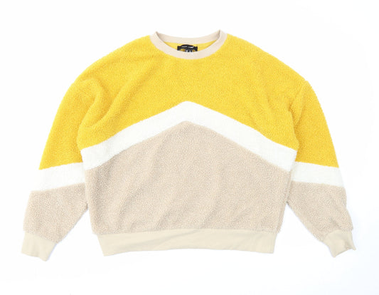 Womens UK Size 8 New Look Beige Pullover Jumper