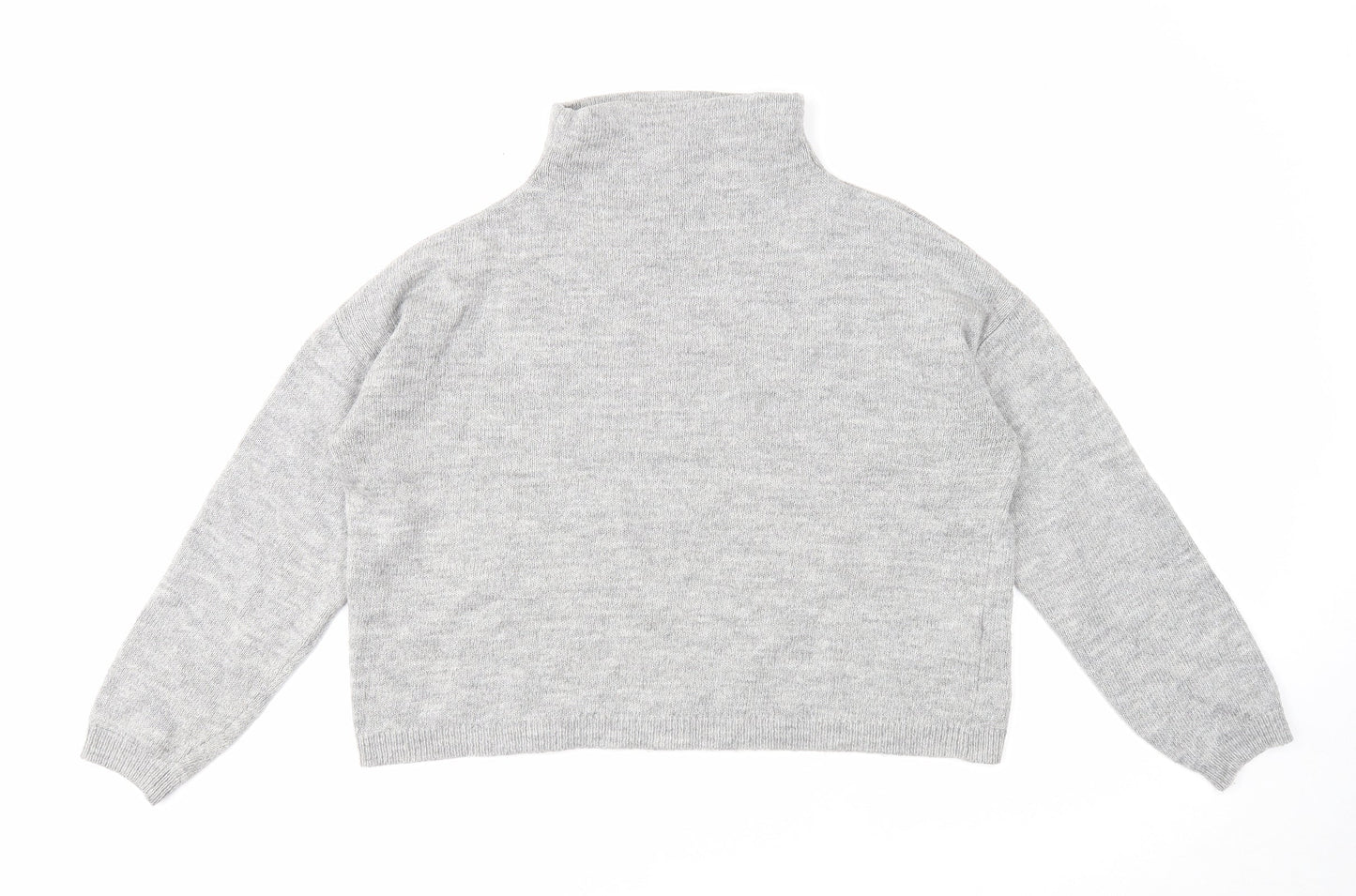 Womens UK Size L New Look Grey Pullover Jumper