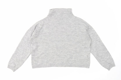 Womens UK Size L New Look Grey Pullover Jumper