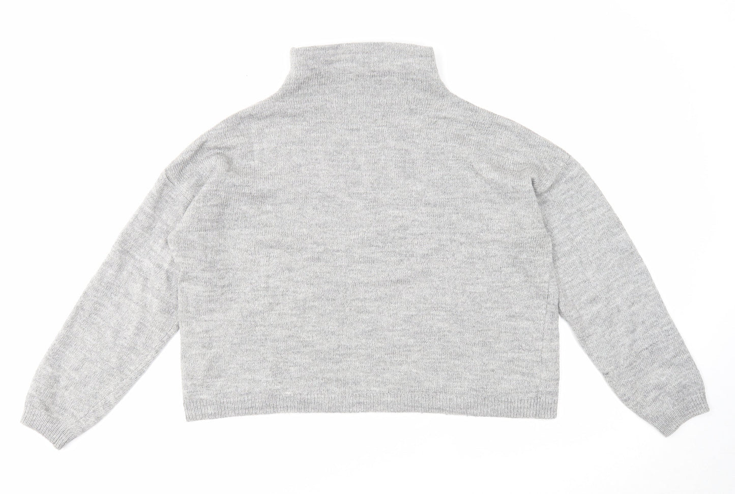 Womens UK Size L New Look Grey Pullover Jumper