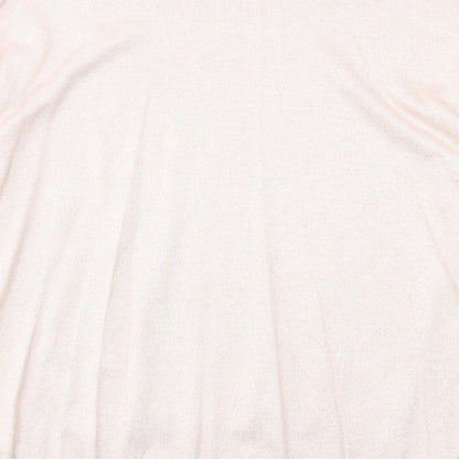 TU Womens Pink Round Neck Viscose Pullover Jumper Size 12